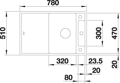 BLANCO AXIA III 45 S MXI